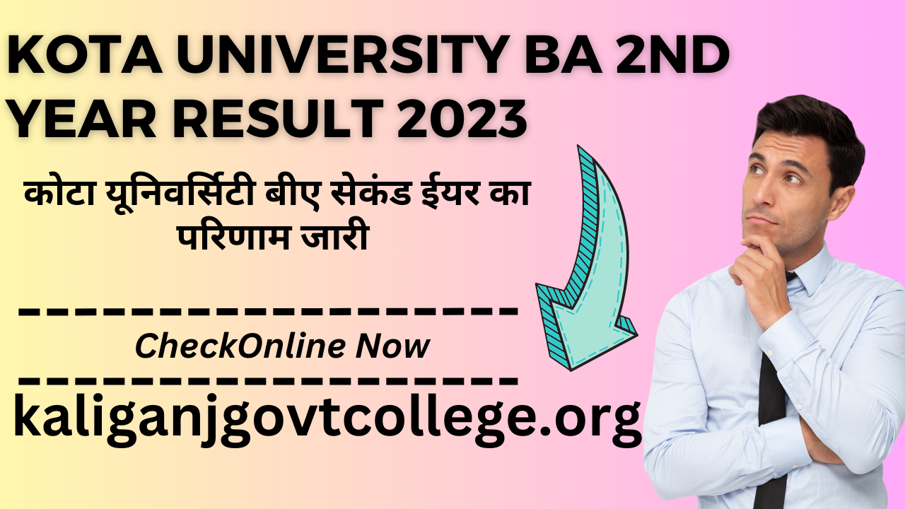Kota University BA 2nd Year Result 2023