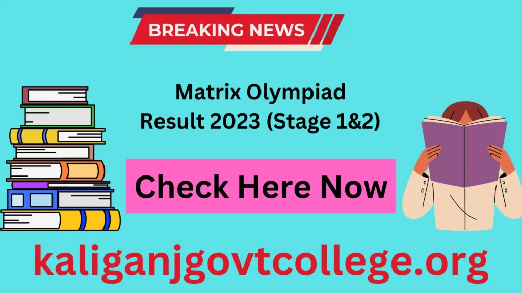 Matrix Olympiad Result 2023 (Stage 1&2) 