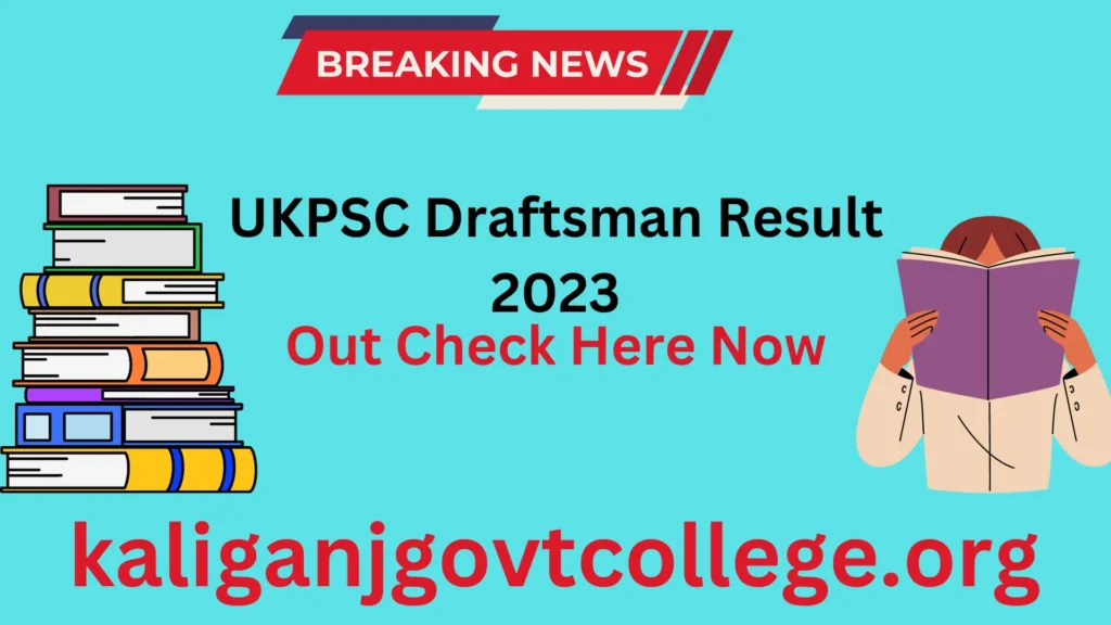 UKPSC Draftsman Result 2023