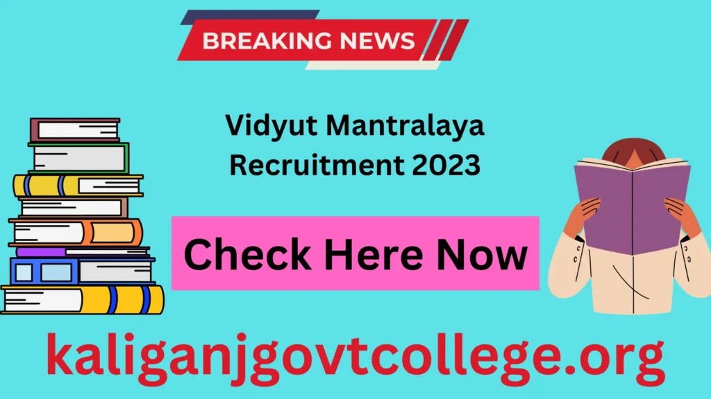 Vidyut Mantralaya Recruitment 2023