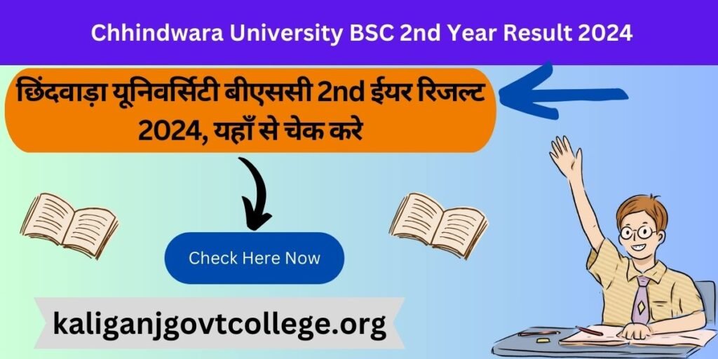 Chhindwara University BSC 2nd Year Result 2024