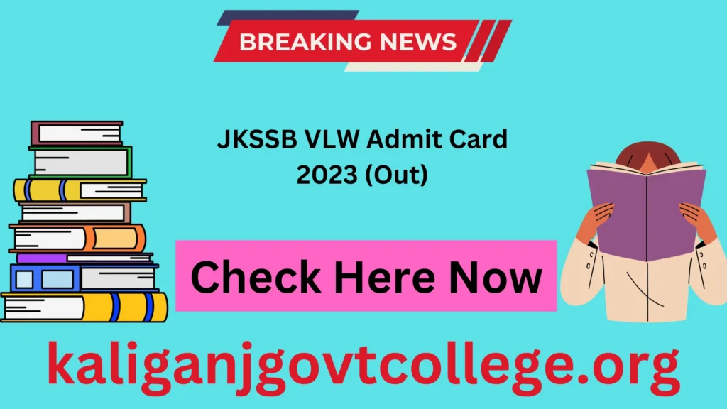 JKSSB VLW Admit Card 2023