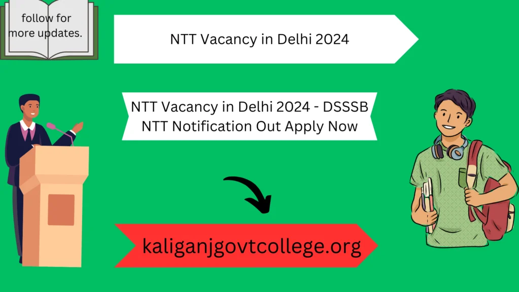 NTT Vacancy in Delhi 2024