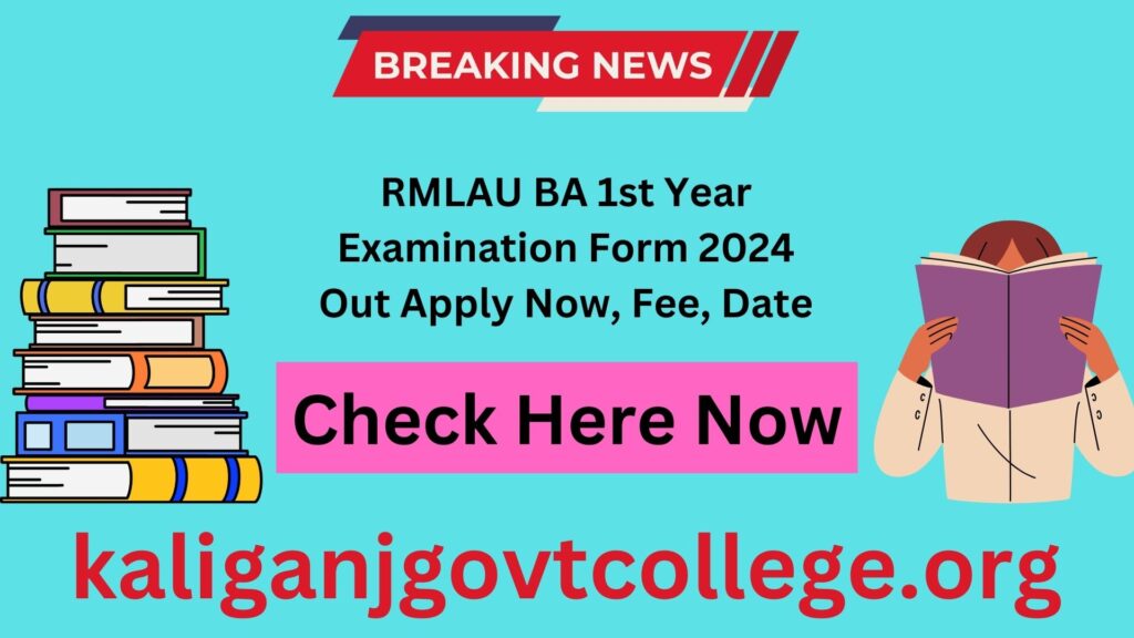 RMLAU BA 1st Year Examination Form 2024