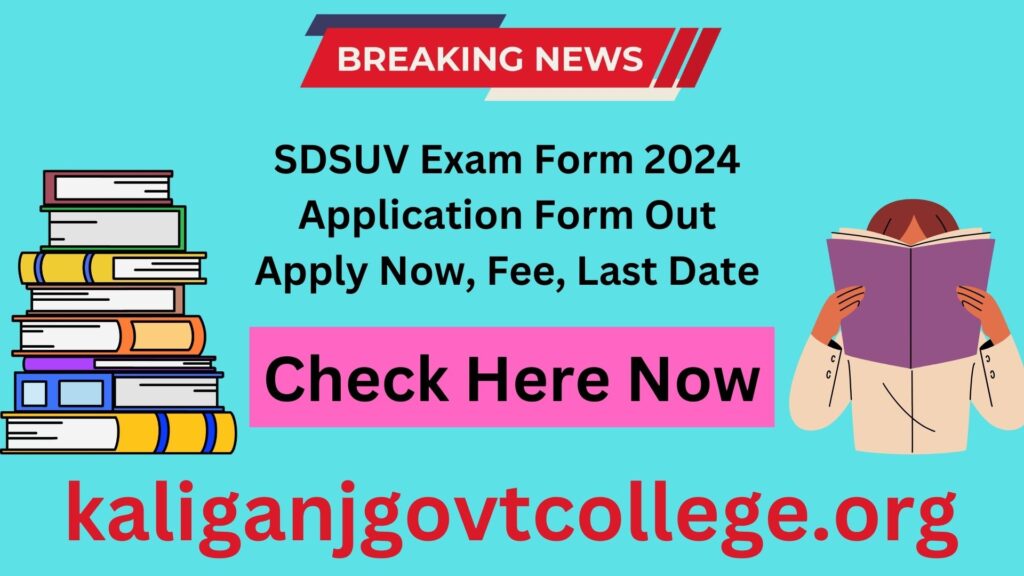 SDSUV Exam Form 2024