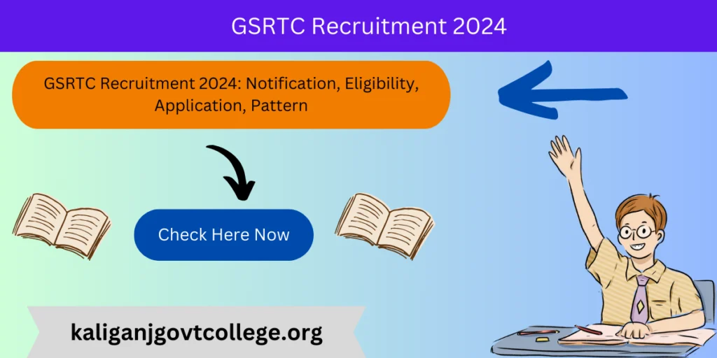 GSRTC Recruitment 2024: Notification, Eligibility, Application, Pattern