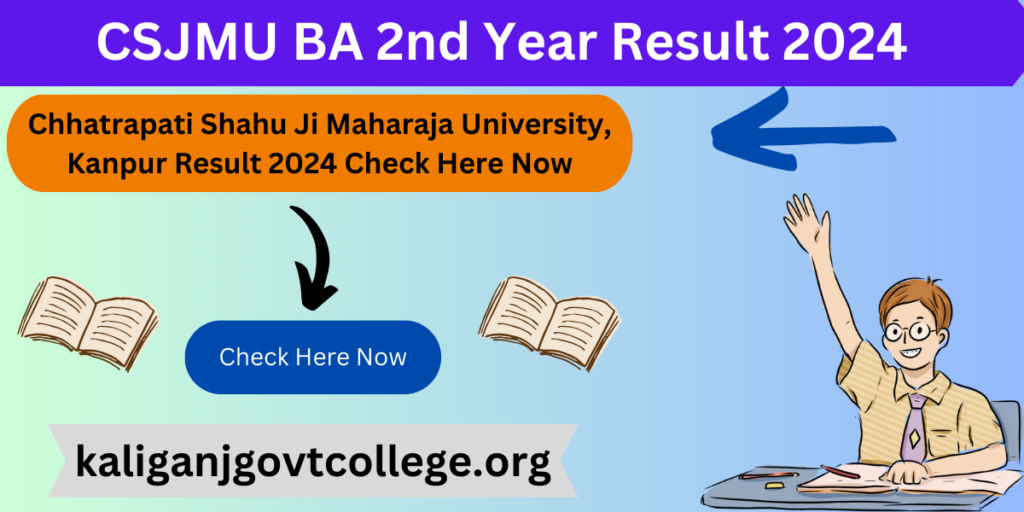 CSJMU BA 2nd Year Result 2024