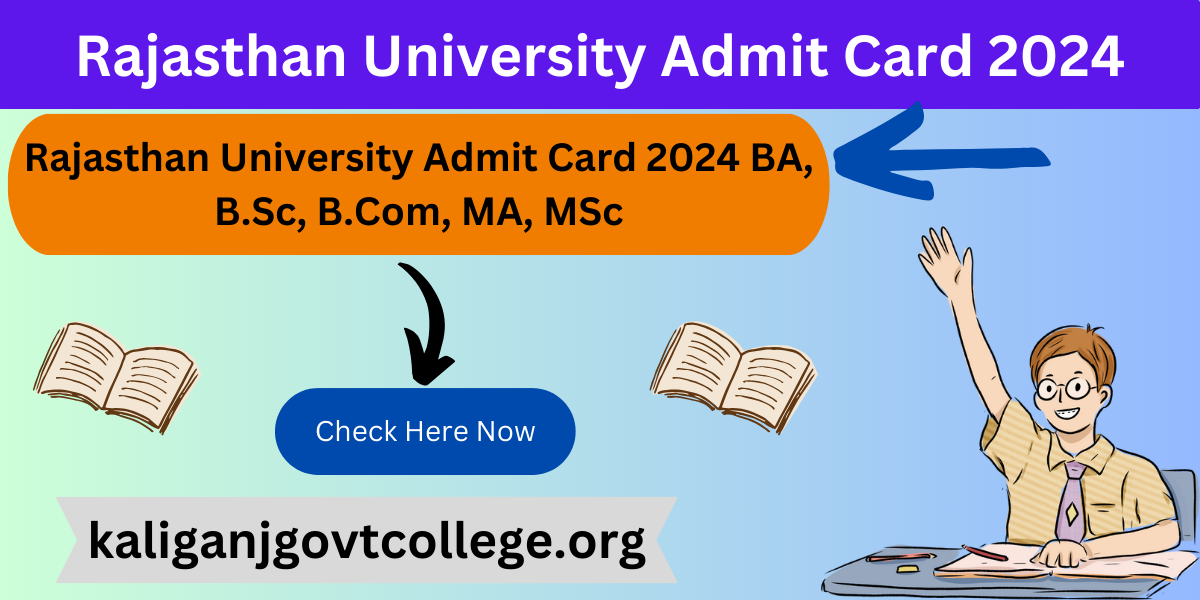 Rajasthan University Admit Card 2024