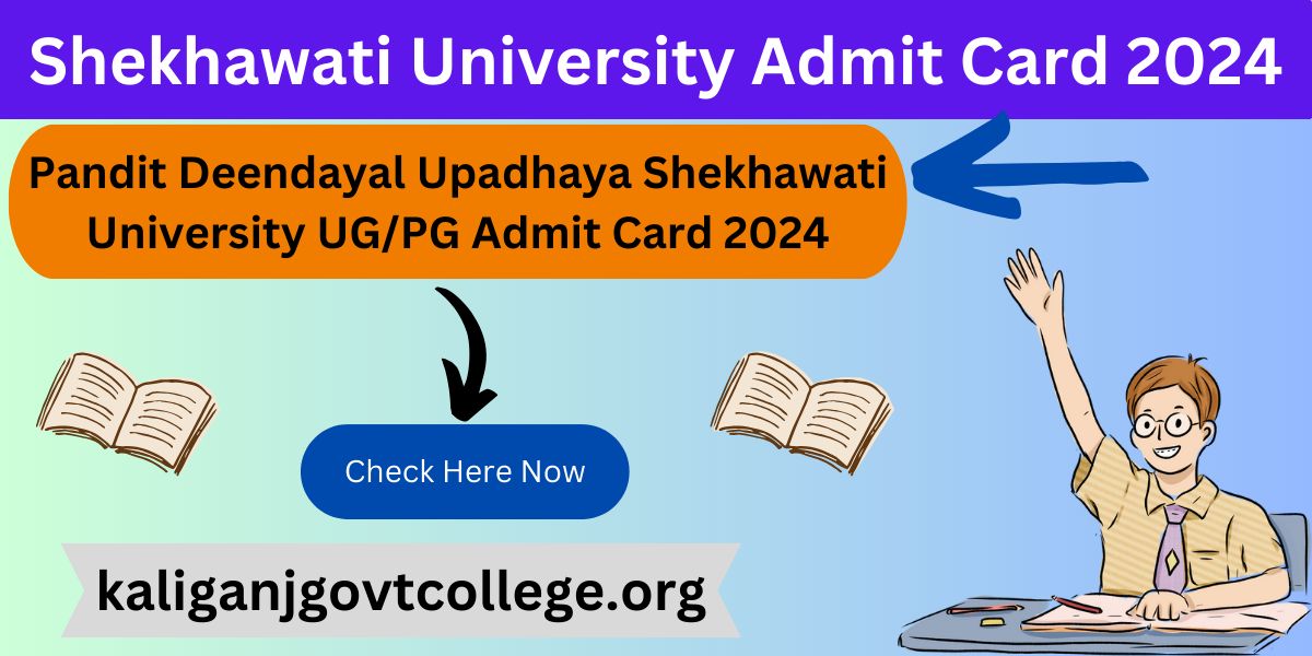 Shekhawati University Admit Card 2024