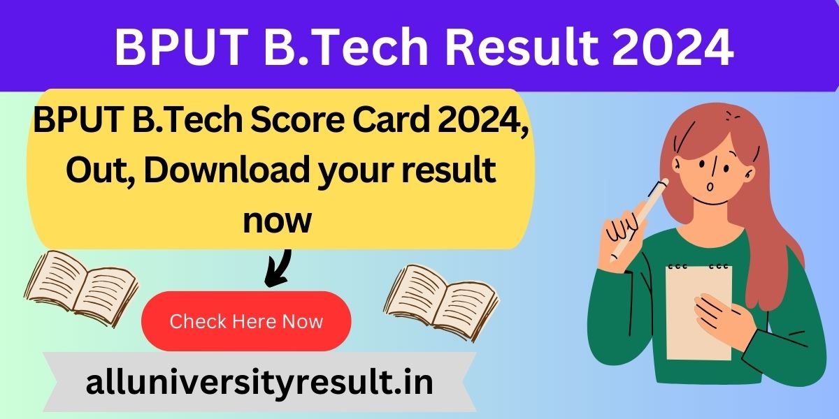 BPUT B.Tech Result 2024