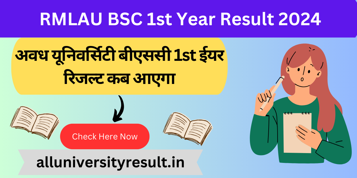 RMLAU BSC 1st Year Result 2024