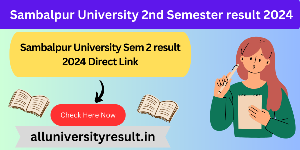 Sambalpur University 2nd Semester result 2024