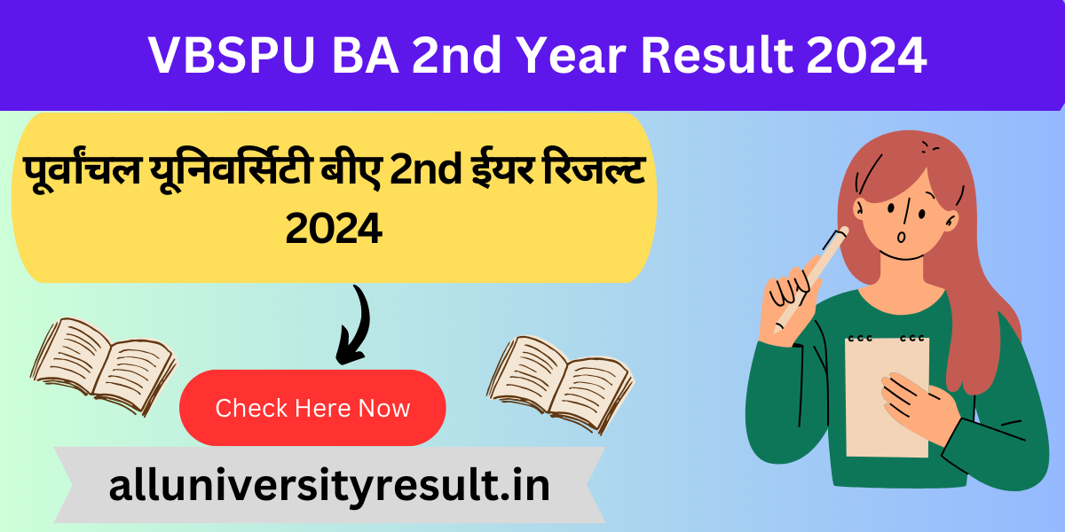 VBSPU BA 2nd Year Result 2024